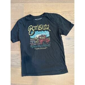 BottleRock 2022 Napa Valley Men's Black Festival Shirt Size Large EUC
